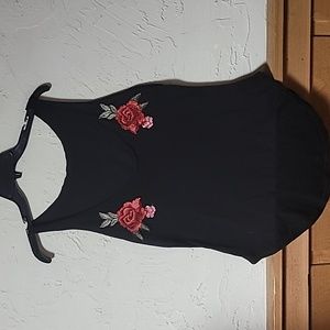 RUE21 floral rose tank